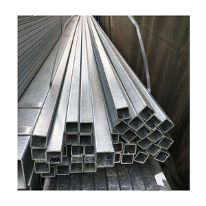 Horario de inmersión en caliente 40 Tubo de acero rectangular galvanizado Cuadrado Gi secciones huecas Andamio Tubos de acero estructural - Product Image 2