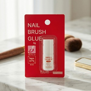 [K-ESSENTIALS] Colle pour faux ongles 3g à appliquer au pinceau, fixation rapide, longue tenue, colle professionnelle pour ongles à presser - Product Image 3
