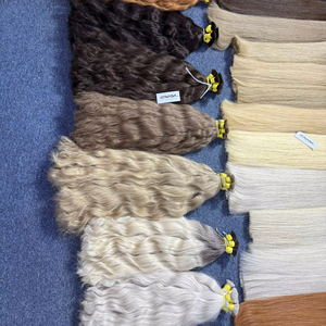 Extensions de cheveux slavons de qualité supérieure, 100g, type Tape In, cheveux humains vierges vietnamiens Nasa Hair, toutes couleurs, 50cm - Product Image 1