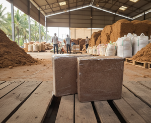 Bloc de tourbe de coco naturelle 5 kg, faible teneur en EC, substrat organique pour serres, export - Product Image 5