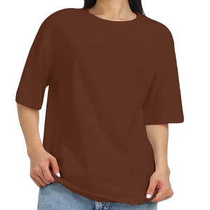 Camiseta Clásica con Cuello Redondo para Mujer, Corte Regular, Ligera, Personalizada, Manga Corta, Premium, Casual, Ecológica, Antiarrugas, Último Modelo 2026 - Product Image 1