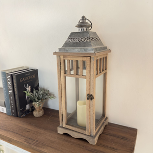 Lanternes en bois écologiques classiques et modernes pour la décoration, lanternes anciennes pour la cour, décorations de bougies faites à la main MULTI CRAFT - Product Image 4