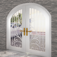 Modèles de portes en fer ornemental majestueux : Portes en acier robustes pour la protection de la maison, conçues avec une sophistication artistique vintage.