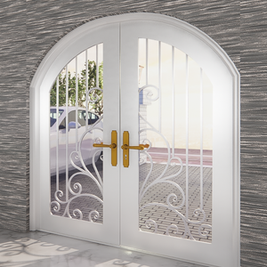 Modelos de Puertas Ornamentales de Hierro Majestuosas: Puertas de Acero Resistentes para Protección del Hogar, Elaboradas con un Arte Vintage Sofisticado. - Product Image 4
