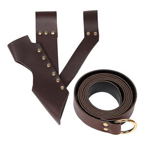 เข็มขัดหนัง PU สไตล์ไวกิ้งยุคกลาง พร้อมซองใส่ดาบแบบสั่งทำได้ ปรับขนาดได้ตามต้องการ พร้อมโลโก้ เข็มขัดหนังไวกิ้งทำมือสำหรับทุกเพศ - Product Image 2