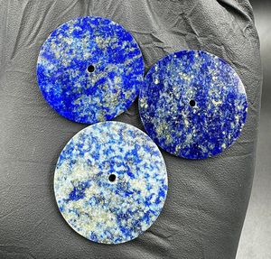 Natural Blue Lapis Lazuli Watch Dial 31.50 mm One Sided Polished <b>Face</b> 0.7 mm Thick 2 mm Center Hole - Product Image 4