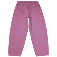Jean en denim coupe baril taille mi-haute pour femme Master Textile, 100 % coton, coupe décontractée, lavable, avec rivets, style fête, coupé-cousu, 8,85 oz