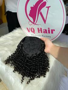 Extensiones de pelo de cola de caballo vendedor al por mayor 10-40 pulgadas tamaño muchas texturas pelo vietnamita para niña - Product Image 2
