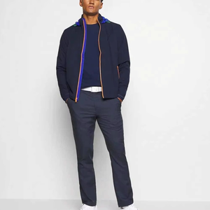 Chaqueta Soft Shell para Hombre con Capucha, Cierre de Cremallera, Bolsillos Laterales, Resistente al Viento, para Todas las Estaciones, Ropa de Exterior para Todas las Temporadas - Product Image 2