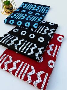 Tissu africain luxueux imprimé à la cire et coton Ankara libyen personnalisé pour tenue de mariage à la mode et ameublement de maison - Product Image 2