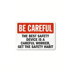 Panneau d'avertissement de sécurité en métal résistant aux intempéries CIFbuy, amélioré pour une utilisation intérieure et extérieure, TikTok pour le service de récupération Temu - Product Image 3