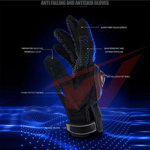 Gants de moto imperméables pour hommes, gants d'hiver chauds pour moto, gants de VTT, vente en gros, gants de moto MX, BMX, VTT - Product Image 5
