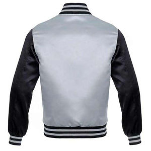 <b>Men's</b> High Street Style Winter Varsity <b>Jacket</b> 100% Polyester Satin High Quality College <b>Baseball</b> Satin <b>Jacket</b> <b>for</b> <b>Men</b> - Product Image 2