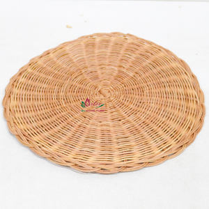 Artex Dong Thap Sets de table tissés d'usine Sets de table ronds Set de table Sets de table en rotin vert Sets de table ronds 35cm - Product Image 5