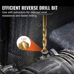 Set estrattore a vite estrattore da 48 pezzi 13 pezzi estrattore di bulloni 19 pezzi estrattori a vite 16 pezzi viti per rimozione retromarcia viti - Product Image 5