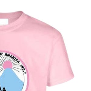 T-shirt rose à manches courtes et col rond pour jeunes, décontracté, pour tous les jours, pour l'école, le streetwear, le sport, un style de vie confortable - Product Image 5