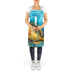 Large Multicolor Flounder Design Kitchen <b>Apron</b> for Cooking Baking Crafts <b>Gardening</b>-Unisex for Adults & Teens - Product Image 5
