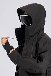 Veste de pluie imperméable unisexe avec logo personnalisé, coupe-vent, softshell, pour le ski et la randonnée - Product Image 5