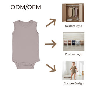 ชุดบอดี้สูทเด็กอ่อนแบบไม่มีแขน ผ้าฝ้ายนุ่ม สวมใส่สบาย - Product Image 5