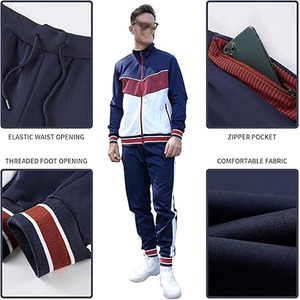 Conjunto deportivo para hombre en combinación de colores blanco y azul/ Conjunto de camiseta y pantalón deportivos con tu propio diseño y logotipo subido por Dress Sports - Product Image 5