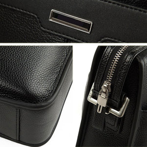Premium Soft Fashion Custom Genuine Leather Large Capacity Lightweight <b>Laptop</b> <b>Backpack</b> with Zipper Closure Waterproof Unisex - Product Image 6