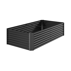 Bacs de jardin surélevés en métal ondulé, directement de l'usine, pour plantes d'extérieur, bacs de jardin modulaires pour légumes GB008 - Product Image 1