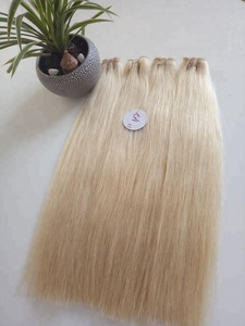 ผมต่อแบบ Remy ต่อผมมนุษย์ผมคนผมถักแบบชาวเวียดนามผมคนแบบทอแบบเส้นเดียวสำหรับต่อผมผมสีบลอนด์บริสุทธิ์613 - Product Image 5
