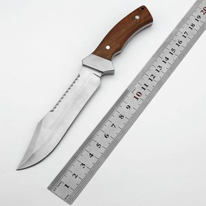 Straight Bowie Tactical Survival <b>Knife</b> Color Camel Bone Handle High Quality Damascus Steel Hunting Camping Fixed Blade <b>Knife</b> - Product Image 6