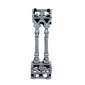 Rampe d'escalier élégante en fer forgé durable, design classique intemporel, décor ornemental traditionnel, artisanat architectural raffiné. - Product Image 3