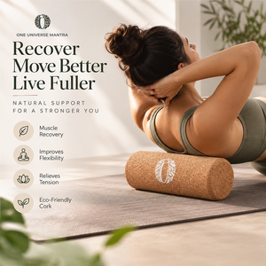 Rouleau de yoga en liège One Universe Mantra - Product Image 3