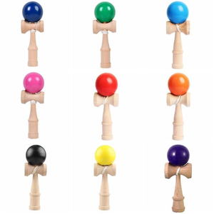 Kendama, jouet en bois lisse, matériau : bois de hêtre poli ; utilisation : exercices de coordination ; origine : fabricant vietnamien - Product Image 5