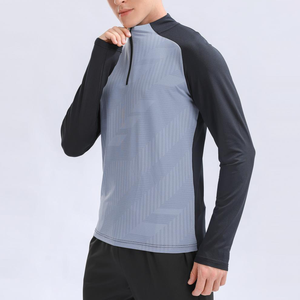 Offre Spéciale – Pulls de Golf à Fermeture Éclair 1/4, Très Élastiques, Personnalisables avec Logo, Séchage Rapide, pour le Sport, la Gym et l'Exercice, Coupe Ajustée - Product Image 6