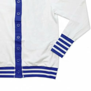 Cardigan tricoté personnalisé style universitaire vintage, respirant, col en V, double boutonnage, pour femme, hiver, services ODM OEM - Product Image 4