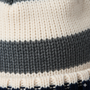 Gorro de Punto Acrílico Suave al por Mayor con Pompón y Patrón de Personajes, Unisex, para Adultos, para Invierno, con Doble Capa Térmica - Product Image 2