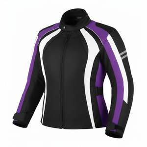 Chaqueta de Motociclismo Deportiva de Cuero y Cordura Estampada de Última Moda, Talla Grande, de Alta Calidad e Impermeable - Product Image 4