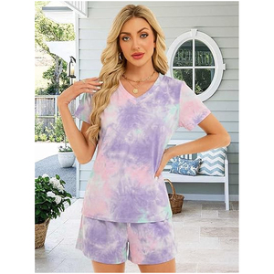 Novedad de Verano 2026: Conjunto Casual de Moda para Mujer, Camiseta de Algodón Puro de Manga Corta con Estampado de Búho de Dibujos Animados y Pantalones Cortos de Encaje hasta la Rodilla - Product Image 4