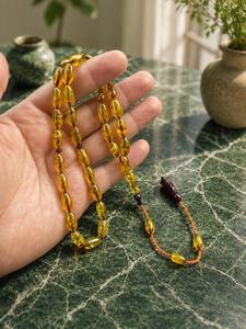 Élégantes perles de prière islamiques en résine, faites à la main, chapelet musulman Dhikr, cadeau religieux spirituel pour hommes, femmes, familles, thème ange, rondes - Product Image 5