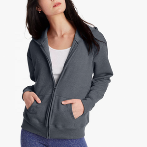 Veste de sport à manches zippées de meilleure qualité pour hommes et femmes Street Wear Sweat à capuche solide avec logo brodé Longue longueur - Product Image 6