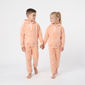 Conjunto Deportivo Personalizado para Niños, Sudadera con Media Cremallera, Pantalones Deportivos de Algodón Lavado al Ácido, Corte Regular, Unisex - Product Image 5