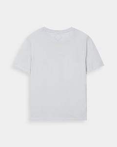 เสื้อยืดแขนสั้นสีเทาอ่อนสำหรับผู้ชาย ขายดี รับทำโลโก้ เสื้อยืดผ้าฝ้ายคอกลมเรียบๆ ผลิตในปากีสถาน - Product Image 2