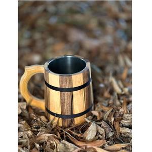 Taza Reutilizable de Madera Natural Sólida de Primera Calidad, Resistente al Calor, para Bebidas Frías y Calientes, Disponible a Buen Precio - Product Image 3