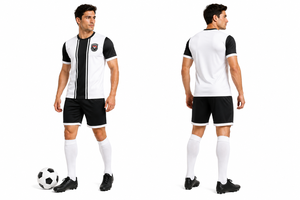 Uniforme de Fútbol Dumela International para Hombre, Verano, Manga Corta, Color Sólido, Secado Rápido, Transpirable, Antibacterial, Cuello Redondo, Poliéster - Product Image 4