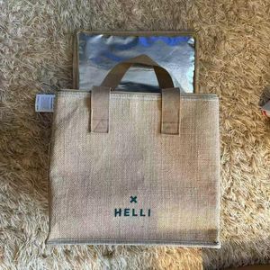 Heavy Duty Jute Picnic Tote <b>Bag</b> Custom Printed Reusable Shopping and Picnic Carry <b>Bag</b> - Product Image 6