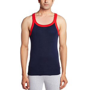 Débardeurs d'été respirants 100 % coton personnalisables de haute qualité pour hommes, service OEM, col rond, 180 g, multicolores, pour le lavage - Product Image 2
