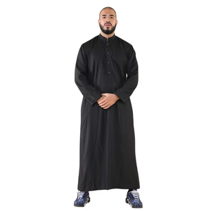 Ropa Islámica, Thobes de Manga Larga para Hombre, Calidad Superior, Tela Personalizada, Estilo Modesto, Ropa Árabe de Dubái, Thawbs para Hombre - Product Image 2