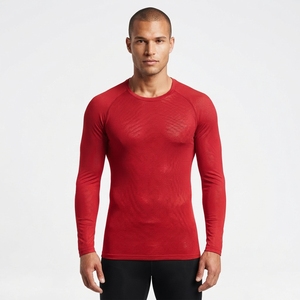 Camiseta Deportiva de Manga Larga para Hombre, Compresión, Ropa Deportiva, Gimnasio, Entrenamiento, Top Personalizado - Product Image 1