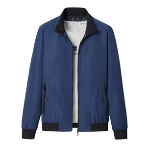 Vestes et manteaux pour hommes, nouvelle veste bomber coupe-vent pour hommes, automne 2024, veste cargo bleue pour hommes, vêtements de plein air, streetwear décontracté - Product Image 1