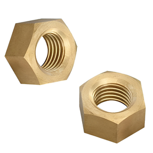 Écrou hexagonal en laiton de qualité supérieure classe 8.8, fixateur industriel autobloquant pour applications de jonction boulonnée robustes et sécurisées - Product Image 1