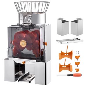 Spremiagrumi Automatico Commerciale da 120W in Acciaio Inox, Estrattore di Succo con Capacità di 25 Arance al Minuto, Voltaggio 110V - Product Image 1