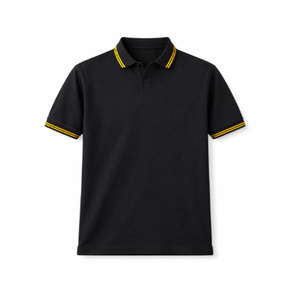 เสื้อโปโลแขนสั้นผ้าฝ้ายถัก 100% แห้งเร็วสำหรับผู้ชาย ออกแบบเองได้ มีกระเป๋าเสื้อแบบเรียบ ขายส่ง รับสกรีนโลโก้ตามสั่ง - Product Image 4